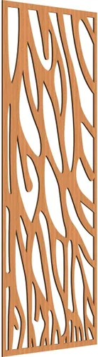 Vista 193 de 9 3/8"W x 24 3/8"H x 1/4"T Bristol Decorativos Paneles de Pared de Madera Calado, Cereza