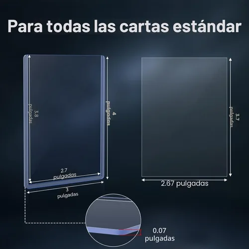 Vista 5 de 1000 fundas de plástico duro para tarjetas, protector de tarjetas de béisbol de 3 x 4 pulgadas, soporte para tarjetas comerciales de alta calidad