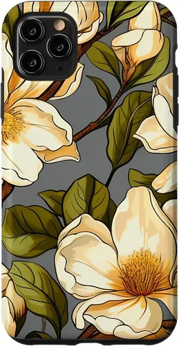 Vista 13 de Botanical Garden Magnolia Flower Case for iPhone 17