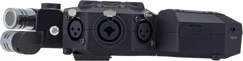 Vista 8 de Zoom H8 grabadora portátil de 12 pistas, micrófonos estéreo, 6 entradas, interfaz con pantalla táctil, interfaz de audio USB, funciona