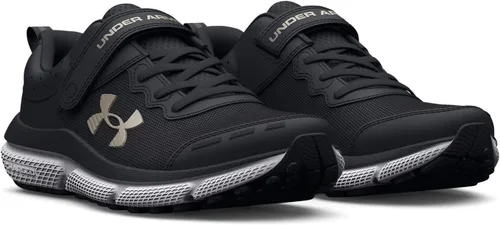 Vista 4 de Under Armour - Tenis Assert 10 para niños de preescolar, con cierre alternativo