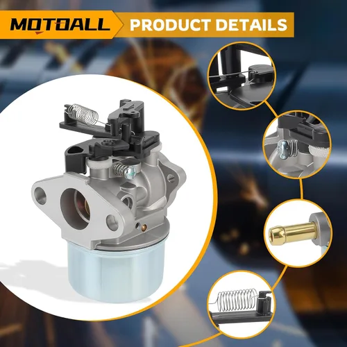 Vista 4 de MOTOALL Carburador 110P02 0003 F1 110P02 0003 F4 para Craftsman Troy Bilt 190cc lavadora a presión para 594287 799154 595390 591597 593380 120P02