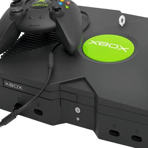 Vista 5 de Hallmark Keepsake Microsoft Christmas Ornament (Original Xbox Console) Light and Sound Feature, Plastic Construction, Ideal Gift for Gamers