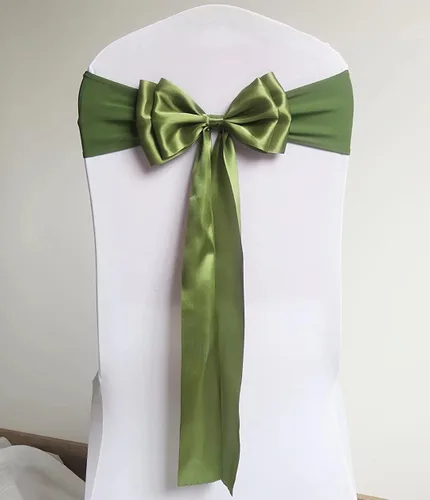Vista 29 de 6 bandas elásticas para silla, lazos dobles, bandas de elastano para decoración de bodas, fiestas, cumpleaños, banquetes, suministros de Navidad