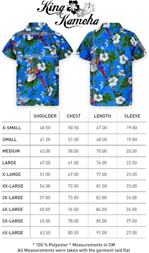 Vista 6 de Mens Vintage-Hawaiian-Shirt Casual-Short-Sleeve Button-Down Bird-Designs