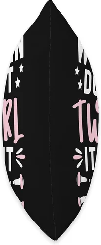Vista 2 de When In Doubt Twirl It Baton Twirler Baton - Almohada giratoria