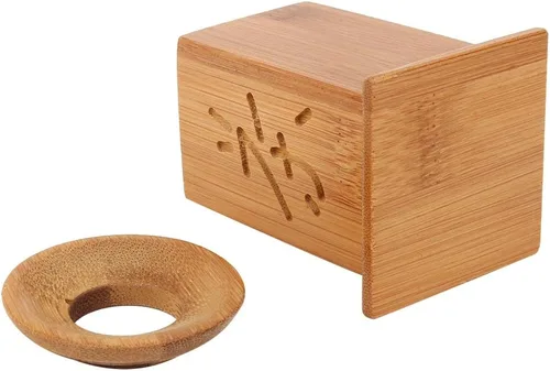 Vista 9 de Juego de té chino de gongfu, juego de trompeta de ceremonia de té de seis piezas, herramientas de servicio de té con aguja de té, cuchara, clip