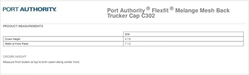 Vista 2 de Port Authority Gorra de camionero Flexfit Melange Mesh Back