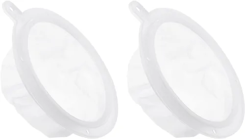Vista 7 de PATIKIL Filtro de alimentos de 5.4 pulgadas de diámetro exterior, paquete de 2 filtros de malla de 100 filtros de malla fina para jugo, café
