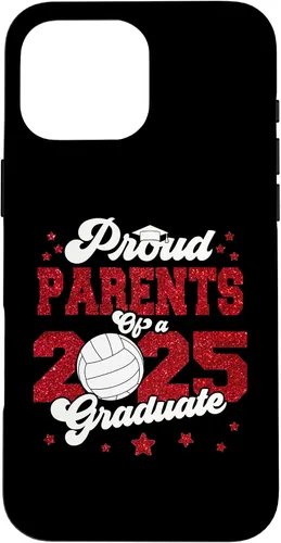 Vista 19 de iPhone 16 Parents of a 2025 Graduate Prom Graduation 25 VolleyBall Case