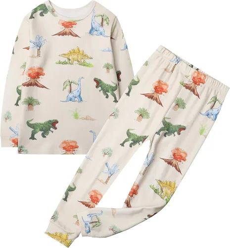 Vista 26 de Owlivia Conjunto de pijama para niños pequeños de 12 meses a 8 años Conejo A-gris