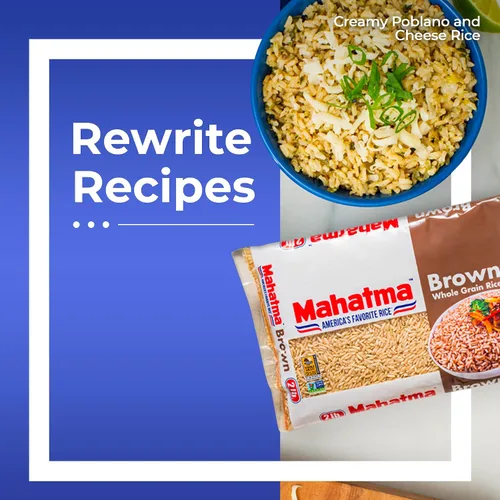 Vista 5 de Mahatma Arroz integral de grano entero, bolsa de arroz de 2 libras, arroz para estufa o microondas