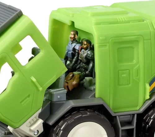 Vista 4 de Mattel Disney y Pixar Lightyear - Vehículo de juguete pequeño con 2 figuras, Buzz Lightyear Truck, Buzz & Izzy Figures, Hyperspeed Series