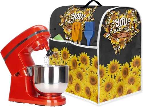Vista 31 de Aztec Kitchen Aid - Cubierta para batidora de cocina, tamaño S, a prueba de polvo, compatible con batidora de soporte de 5 a 8 cuartos de galón