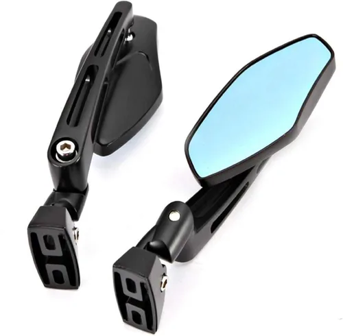 Vista 5 de INNOGLOW Espejos de la motocicleta, Negro Racing Retrovisor Espejos CNC de Aluminio Antideslumbrante Espejo Lateral para H-onda CBR 600 F3 F4i