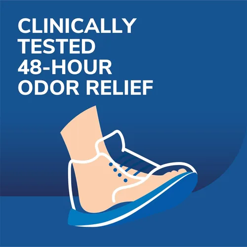 Vista 5 de Dr. Scholl's Odor-Fighting X Polvo para pies, amarillo, 6.25 onzas (paquete de 3) Talc-Free Formula, Destroys Odors Instantly, Absorbs Sweat