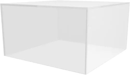 Vista 34 de Elevador de productos al por menor o contenedor de almacenamiento de mercancía 6 "Caja de exhibición de acrílico transparente con un lado abierto