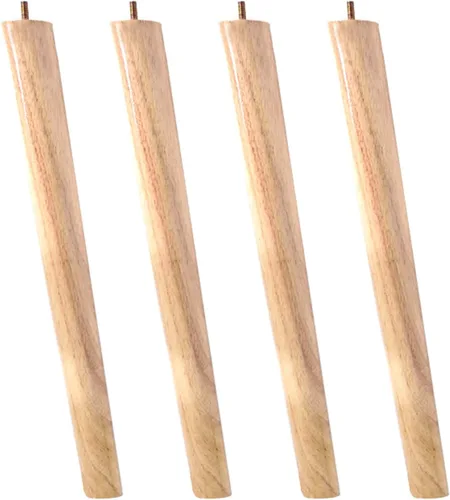 Vista 9 de M8 - Patas oblicuas de madera maciza para muebles, patas de mesa, patas de soporte para sofá, 3.1-27.6 in, para mueble de TV, escritorio, mesa