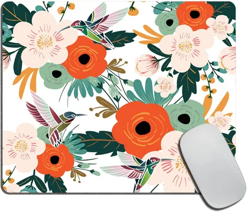 Vista 22 de Alfombrilla de mouse para mujer afroamericana, arte africano con cita para mujer, alfombrilla de mouse lavable con tela de licra, base de goma