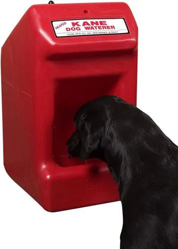 Vista 2 de Kane KDW-H - Bebedero calefactable para perros y mascotas con termostato eléctrico automático de 110 V para controlar la temperatura del agua