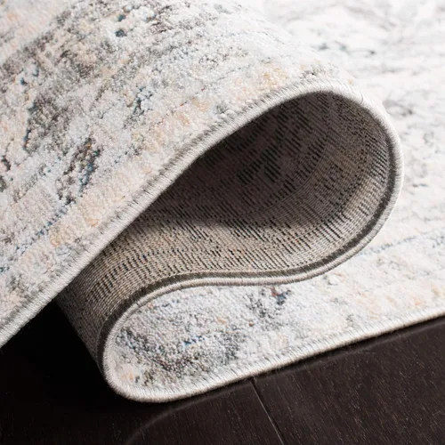 Vista 6 de SAFAVIEH Winston Collection - Alfombra de área de 7 pies 1 pulgada x 10 pies, color beige y gris, diseño envejecido, no desprende pelusa y de fácil