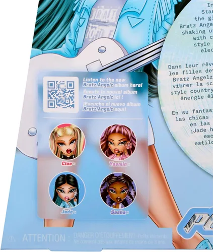 Vista 16 de Bratz Pop Starz Jade Fashion Doll con accesorios y encanto