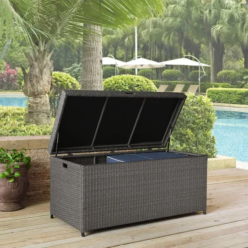 Vista 6 de Crosley Furniture Palm Harbor - Caja de almacenamiento para exteriores Gris