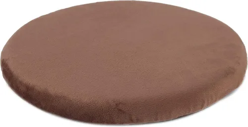 Vista 8 de Sigmat Cojín redondo de 13 pulgadas, cojín de espuma viscoelástica para silla pequeña, color negro