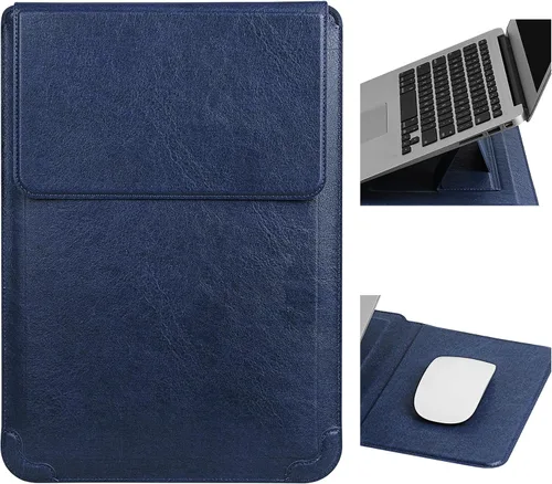 Vista 12 de HoYiXi Funda para laptop de 13.3 pulgadas con soporte, compatible con MacBook Neo 2026/MacBook Air/Pro 13 (M4/M3/M2/M1 2020-2025), Surface Pro 8