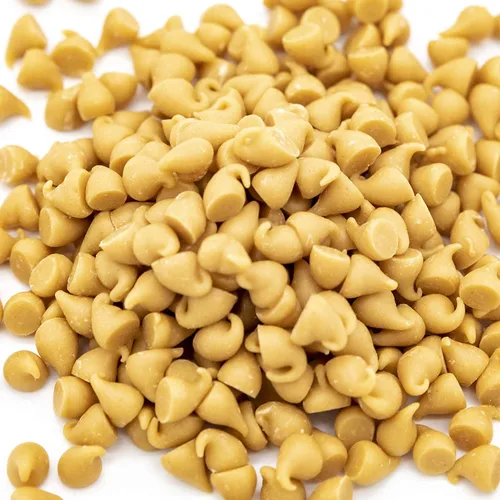 Vista 2 de Mini gotas de mantequilla de maní, tamaño a granel, chips para hornear (bolsa de pie resellable con cierre de cremallera de 1 libra)