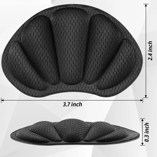 Vista 2 de Insertos para Talón de Zapatos, 16 Piezas de Almohadillas de Cojín para Talón de Malla Autoadhesivas para la Parte Posterior del Talón, Insertos