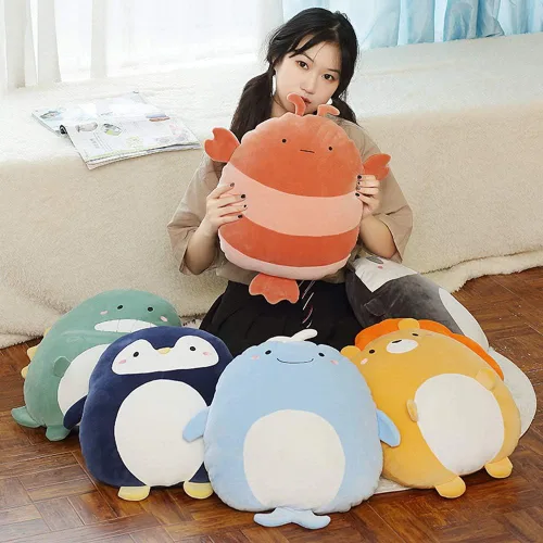 Vista 7 de Almohada de Dinosaurio de Peluche para Abrazar, Juguetes de Dinosaurio de Peluche para Regalos de Cumpleaños, San Valentín, Navidad, 16 pulgadas