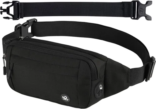 Vista 10 de WATERFLY Riñonera de Cintura: Bolso Pequeño de Cadera, Riñonera, Bolso de Fanny, Paquete de Fanny, Riñonera, Bolso de Cintura, Riñonera, Bolso