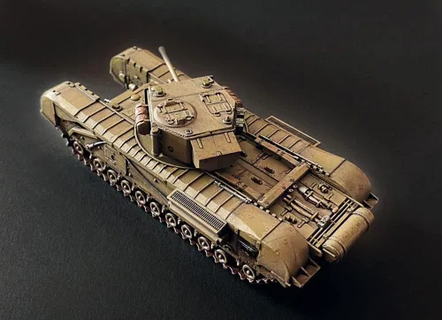 Vista 11 de Italeri 7083S 1:72 Brit. Churchill Mk. III Kit de construcción de modelos de pie, manualidades, pasatiempos, pegado, kit de plástico, multicolor
