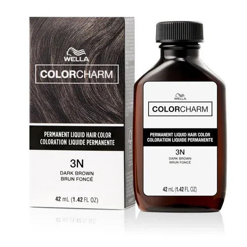 Vista 17 de WELLA Color Charm - Tinte líquido permanente para el cabello para cobertura de canas, color marrón