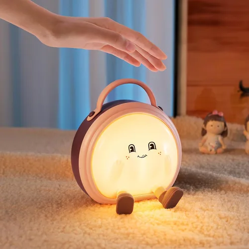 Vista 10 de Luz nocturna para niños, lámpara de mesa y mesita de noche inalámbrica táctil portátil para guardería, lactancia materna, dormitorio, 3 niveles