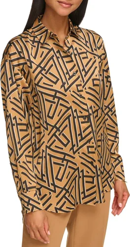 Vista 2 de Karl Lagerfeld Paris Women's Oversize Sport Blouse
