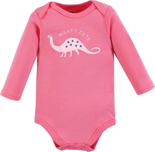 Vista 126 de Hudson Baby baby-boys Cotton Long-sleeve Bodysuits 5-pack