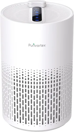 Vista 3 de Purificadores de aire para el hogar, limpiador de filtro HEPA con esponja de fragancia, filtros A11ergies, polen, humo, polvo, caspa de mascotas