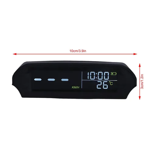 Vista 3 de Acouto Universal Auto HUD Proyector Multifuncional Velocímetro Vehículo de Carga Solar Pantalla de Video