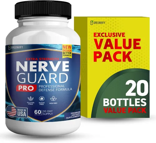 Vista 12 de Nerve Guard Plus Pro Advanced Nerve Formula con ingredientes esenciales para alivio y apoyo integral a largo plazo de la salud nerviosa (1)