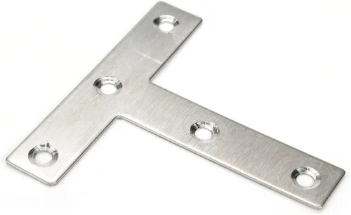 Vista 6 de Soportes en T de 3.14 x 3.14 pulgadas, placa de reparación plana