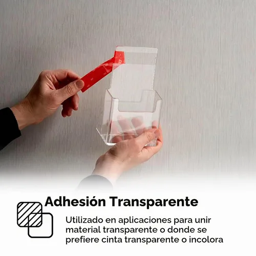 Vista 4 de 3M 4910 VHB Cinta de montaje, espuma acrílica, unión permanente, resistente, transparente, 0.5 pulgadas x 5 yardas, 1 rollo