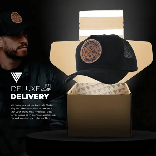 Vista 169 de Urban Effort Gorra trasera de malla, para hombres y mujeres, gorra de béisbol de 5 paneles, gran cierre a presión para caza y senderismo