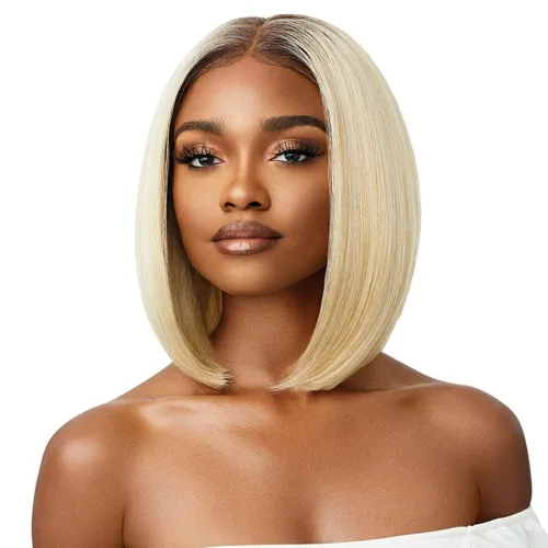 Vista 3 de PELUCA DELANTERA DE ENCAJE Sintético Outre - Línea de cabello perfecta 13X4 - JENISSE (DR4/CRMCH)