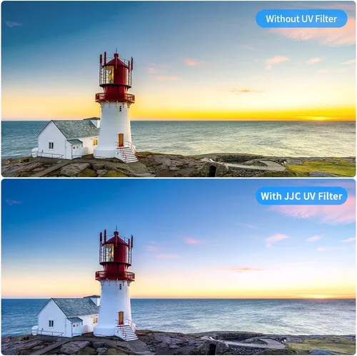 Vista 6 de JJC Filtro UV Protector de Lente Multi-Revestido de 40,5mm para Sony ZV1F ZV-1F ZV-E10 II ZVE10 ZV-E1 ZVE1 A6000 A6100 A6300 A6400 A6500 A6700 A5100