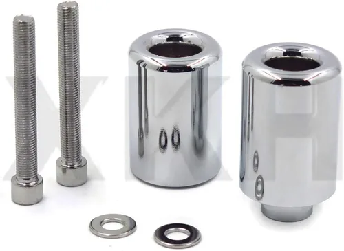 Vista 2 de XKMT-Deslizador de marco de aluminio sin corte compatible con 2000-2001 CBR 929RR 2002-2003 CBR954RR RR cromado [B00YWCUE6W]