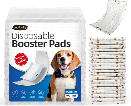 Vista 13 de Almohadillas desechables para aumentar los pañales para perros, 100 unidades, forros para pañales para perros machos y hembras, insertos