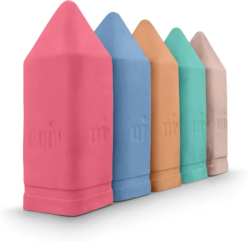 Vista 12 de Urban Infant Tiza para acera no tóxica para niños pequeños y niños, tiza gigante lavable para exteriores, Berry Land