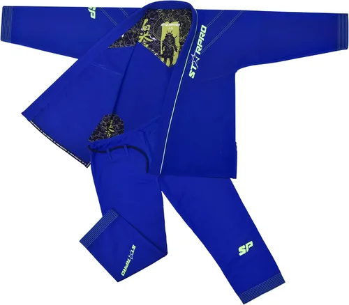 Vista 8 de Starpro Jiu Jitsu Gi brasileño - Gi ligero pre-encogido BJJ para hombres y mujeres